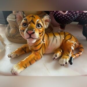 Vintage Ceramic Tiger Cub
